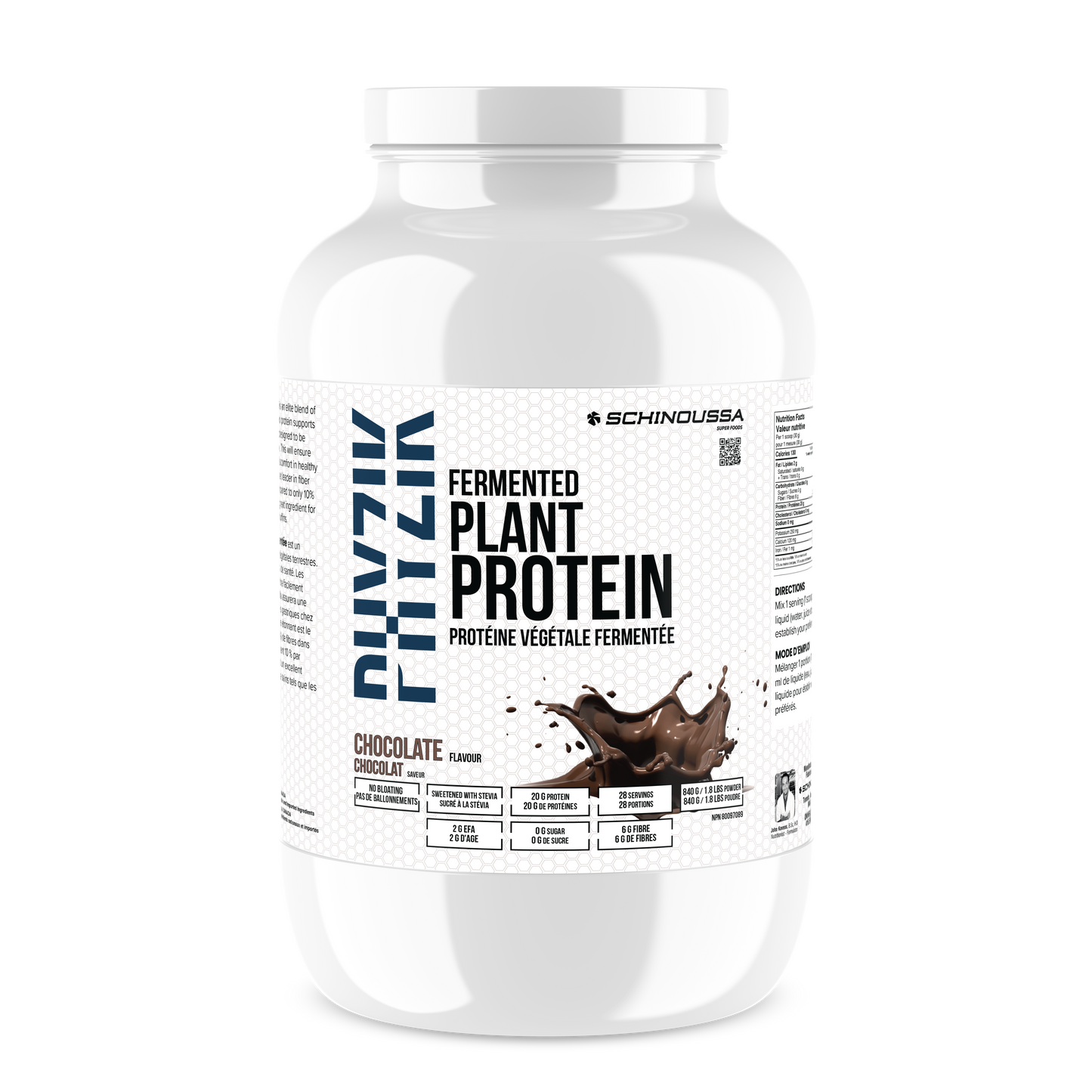 FERMENTED PLANT BASED PROTEIN CHOCOLATE - Schinoussa Superfoods