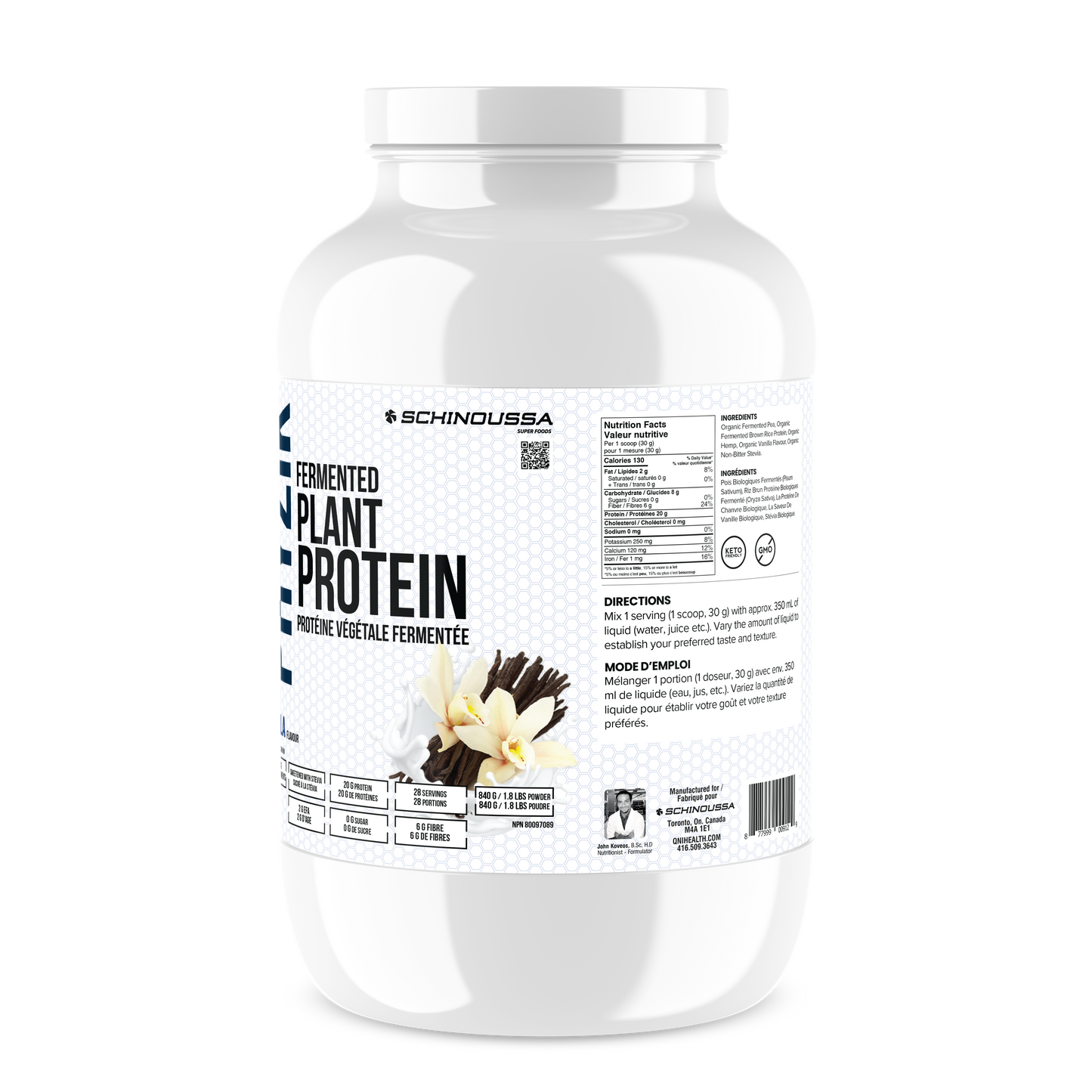 Fermented Vanilla Plant Protein