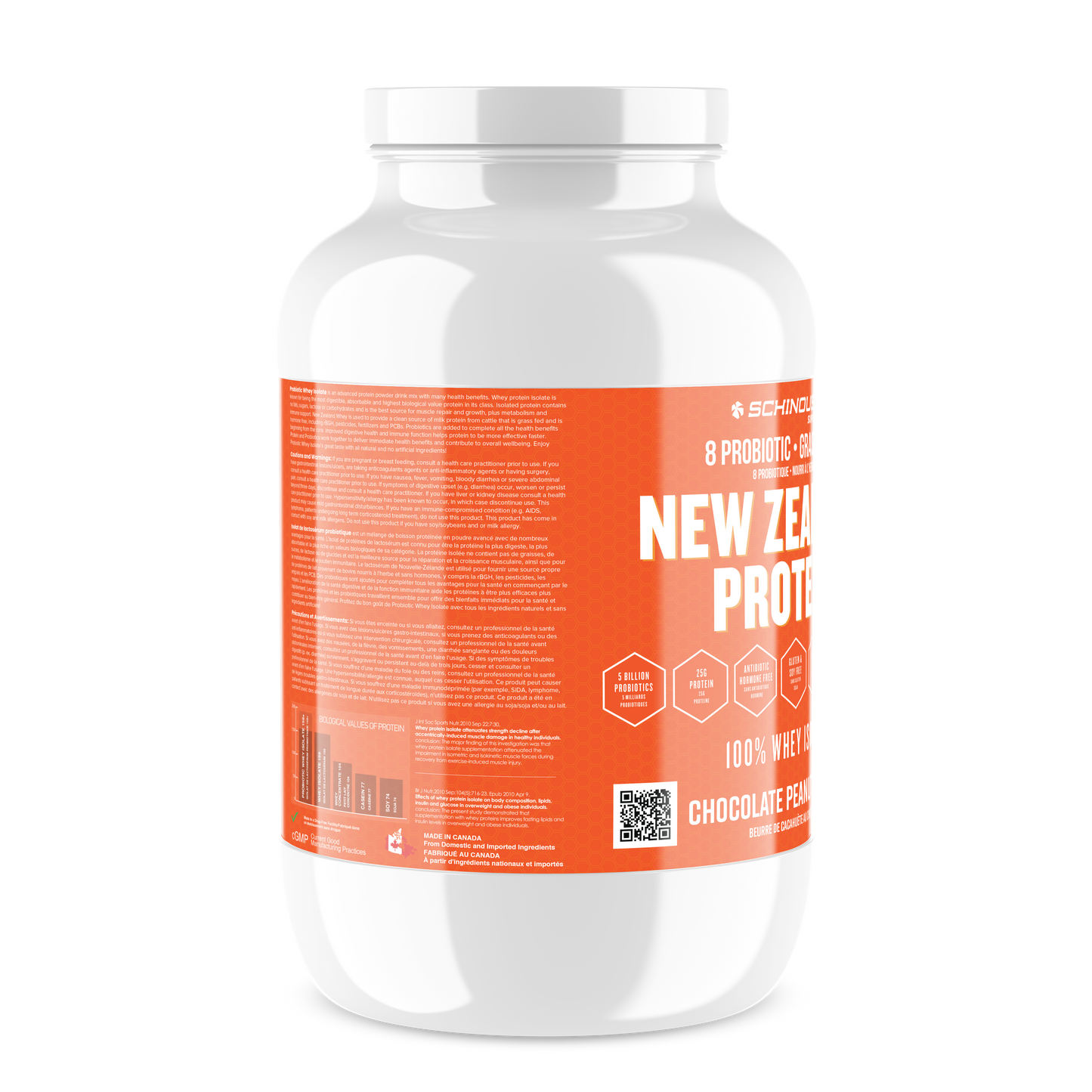 NEW ZEALAND PROBIOTIC WHEY ISO PEANUT BUTTER CHOCOLATE - Schinoussa Superfoods