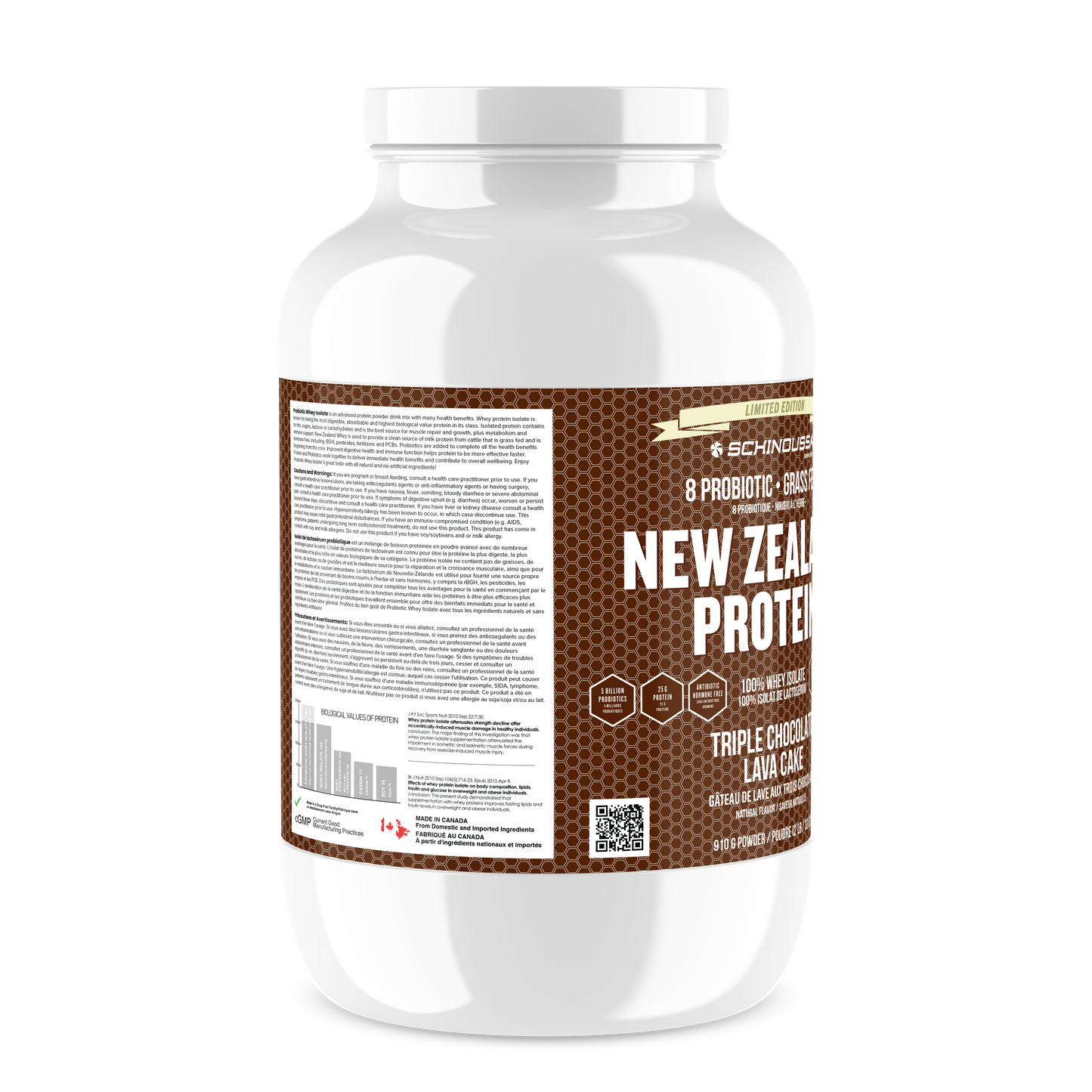 NEW ZEALAND TRIPLE CHOCOLATE LAVA CAKE WHEY PROTEIN - Schinoussa Superfoods