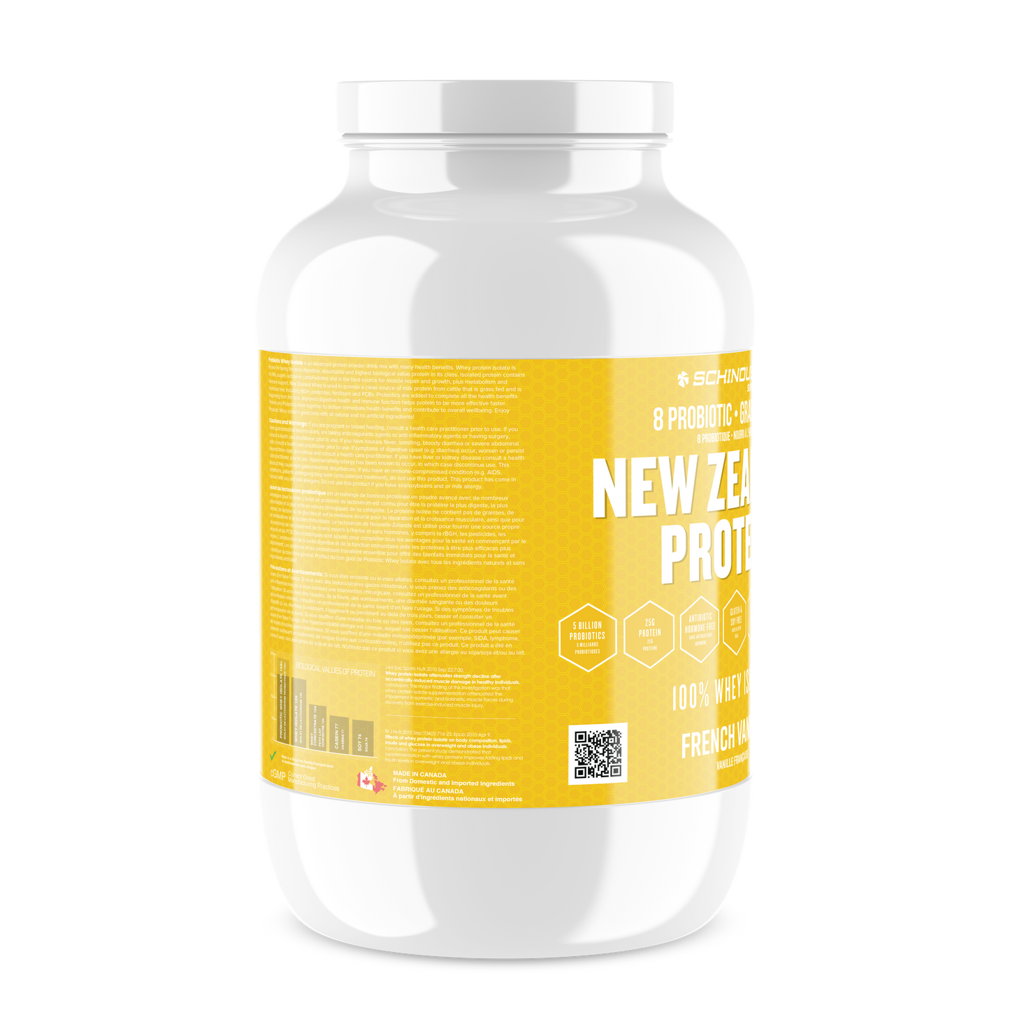 NEW ZEALAND VANILLA PROBIOTIC WHEY ISOLATE - Schinoussa Superfoods