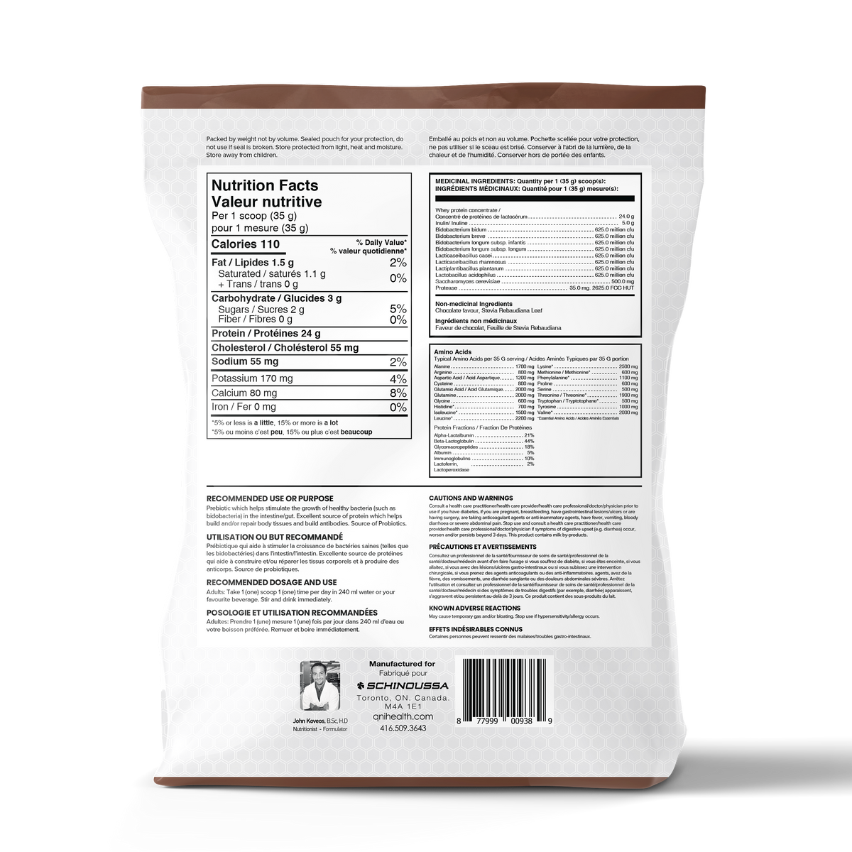 2lbs Whey Concentrate Chocolate