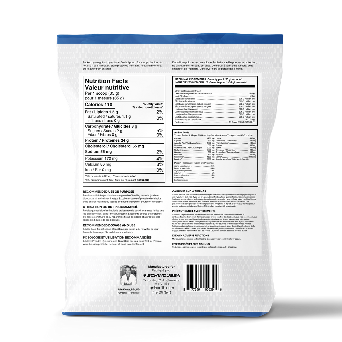 2lbs Whey Concentrate Natural