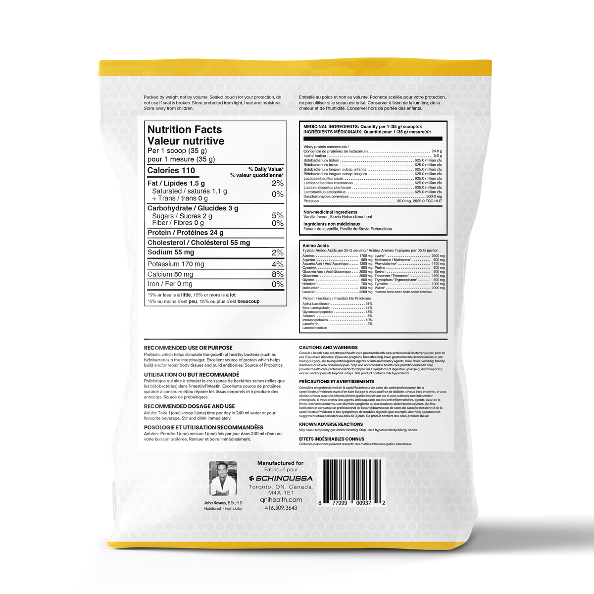 2lbs Whey Concentrate Vanilla