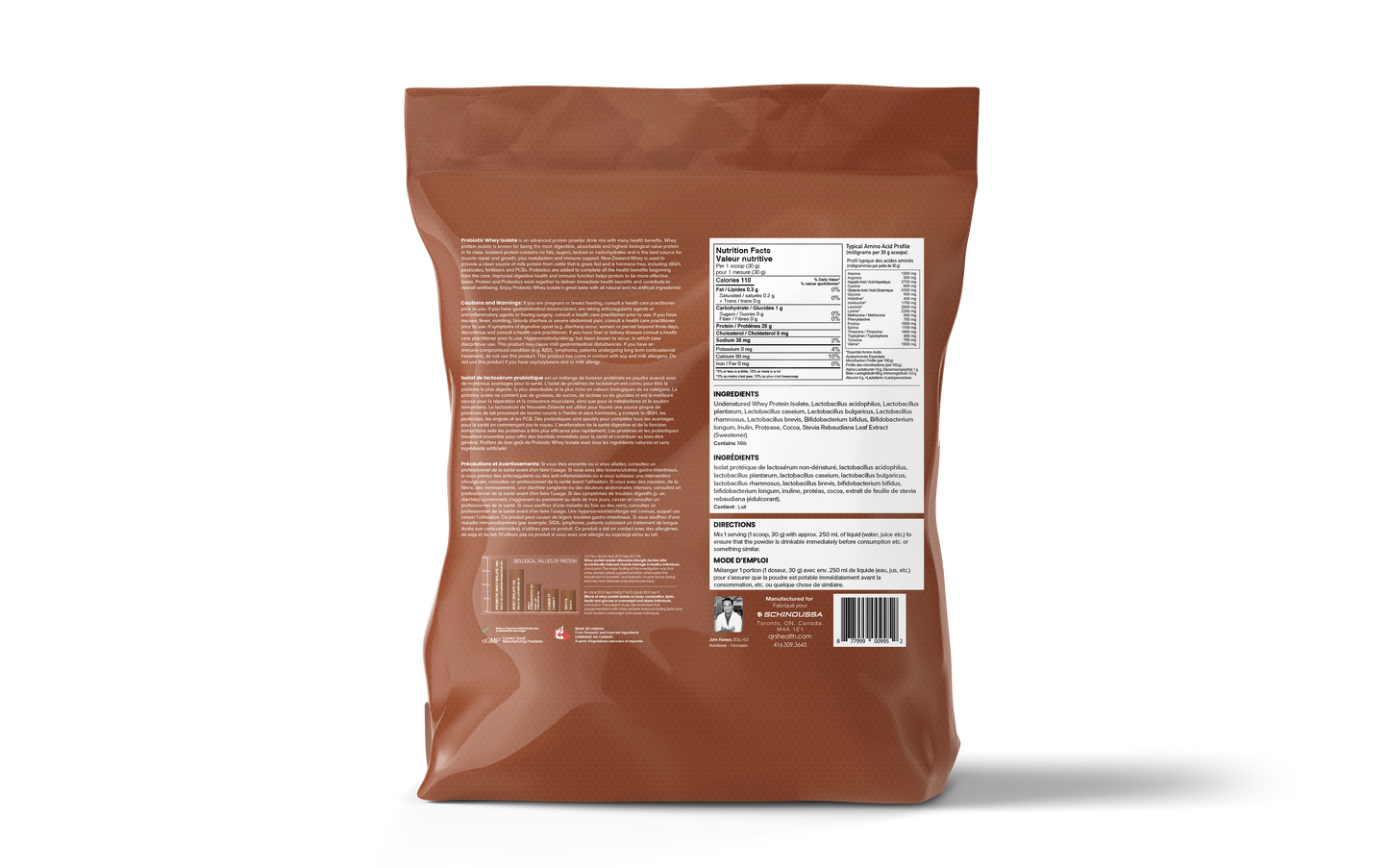 NEW ZEALAND PROBIOTIC WHEY ISOLATE CHOCOLATE - Schinoussa Superfoods