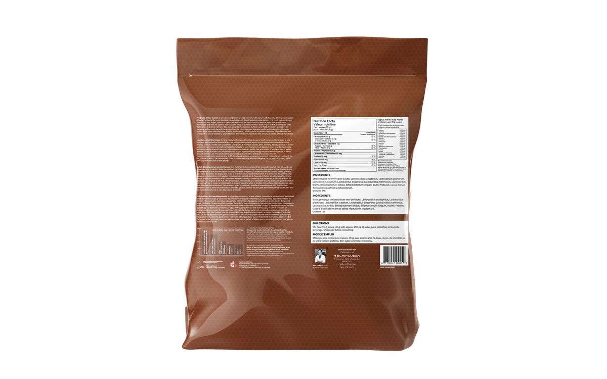 NEW ZEALAND PROBIOTIC WHEY ISOLATE CHOCOLATE PROTEIN POWDER