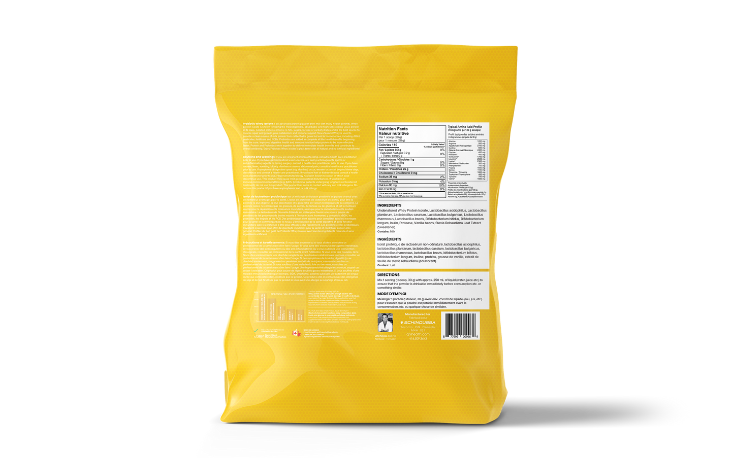 NEW ZEALAND VANILLA PROBIOTIC WHEY ISOLATE - Schinoussa Superfoods