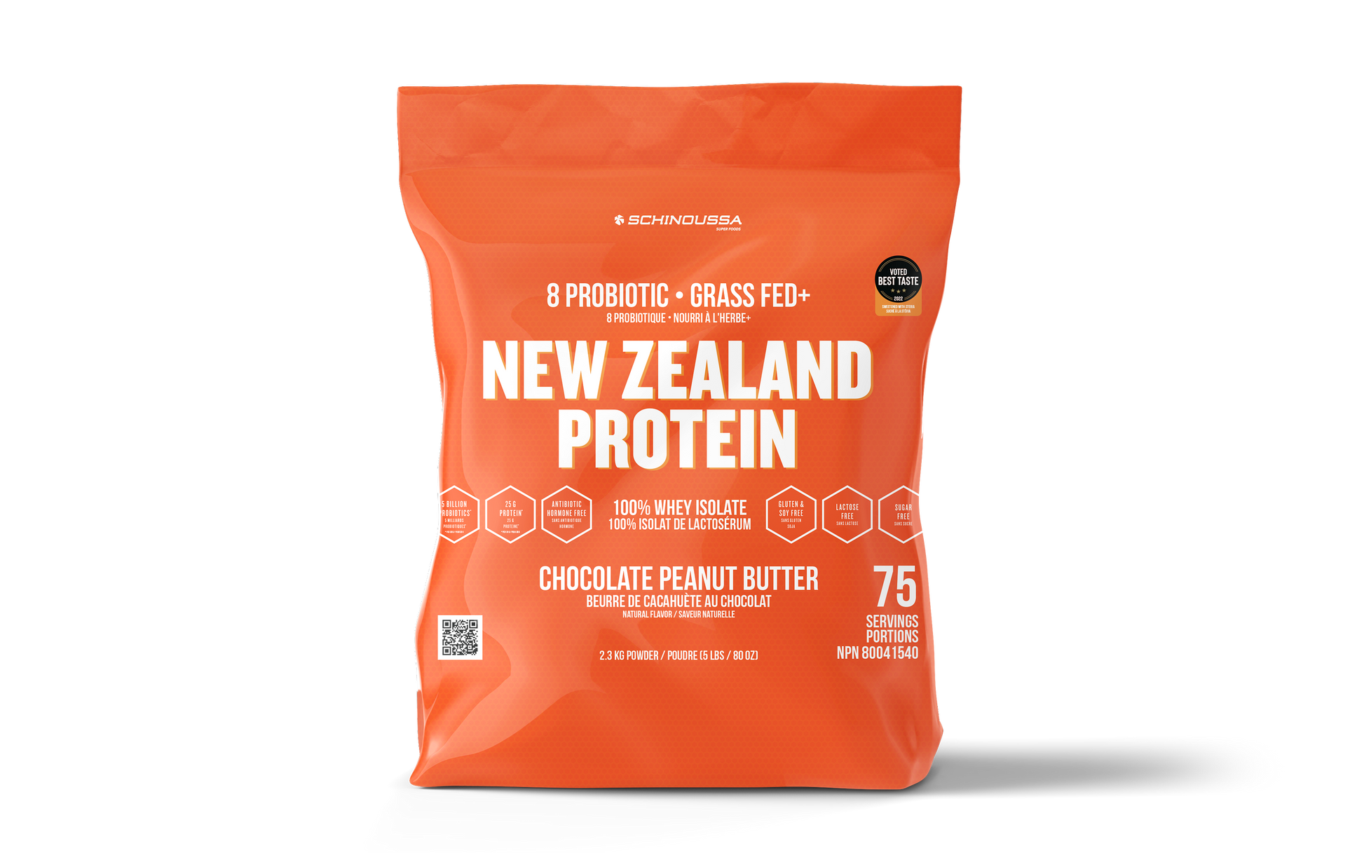 NEW ZEALAND PROBIOTIC WHEY ISO PEANUT BUTTER CHOCOLATE - Schinoussa Superfoods