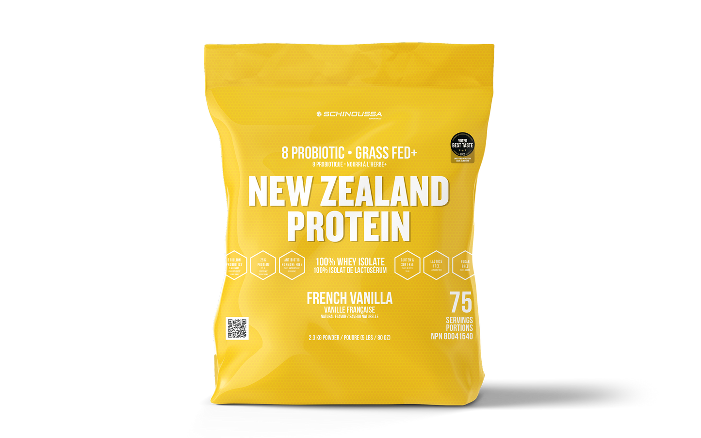 NEW ZEALAND VANILLA PROBIOTIC WHEY ISOLATE - Schinoussa Superfoods