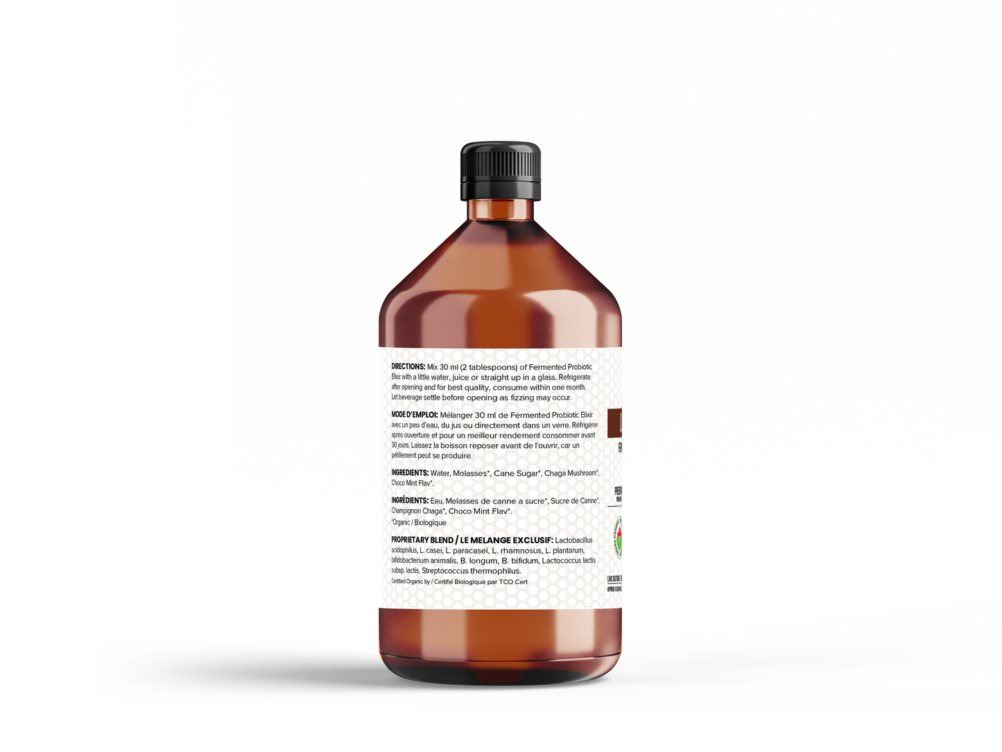 LIVE PROBIOTICS ELIXIR - CHOCO CHAGA - Schinoussa Superfoods