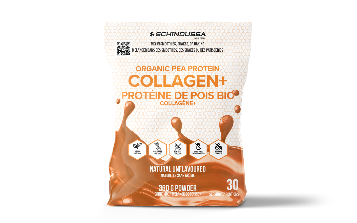 ORGANIC PEA PROTEIN COLLAGEN+ - Schinoussa Superfoods