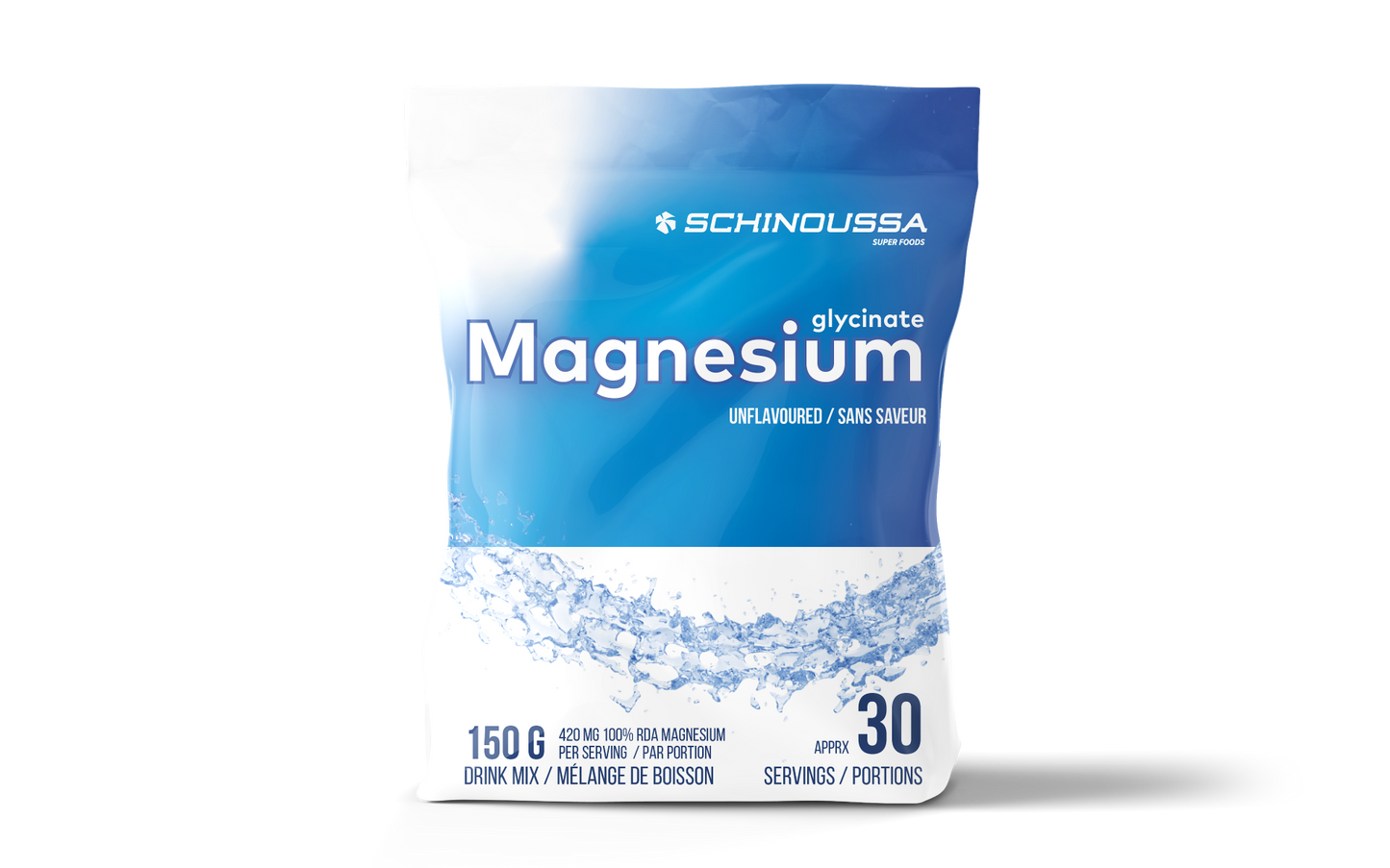 MAGNESIUM GLYCINATE UNFLAVOURED - Schinoussa Superfoods