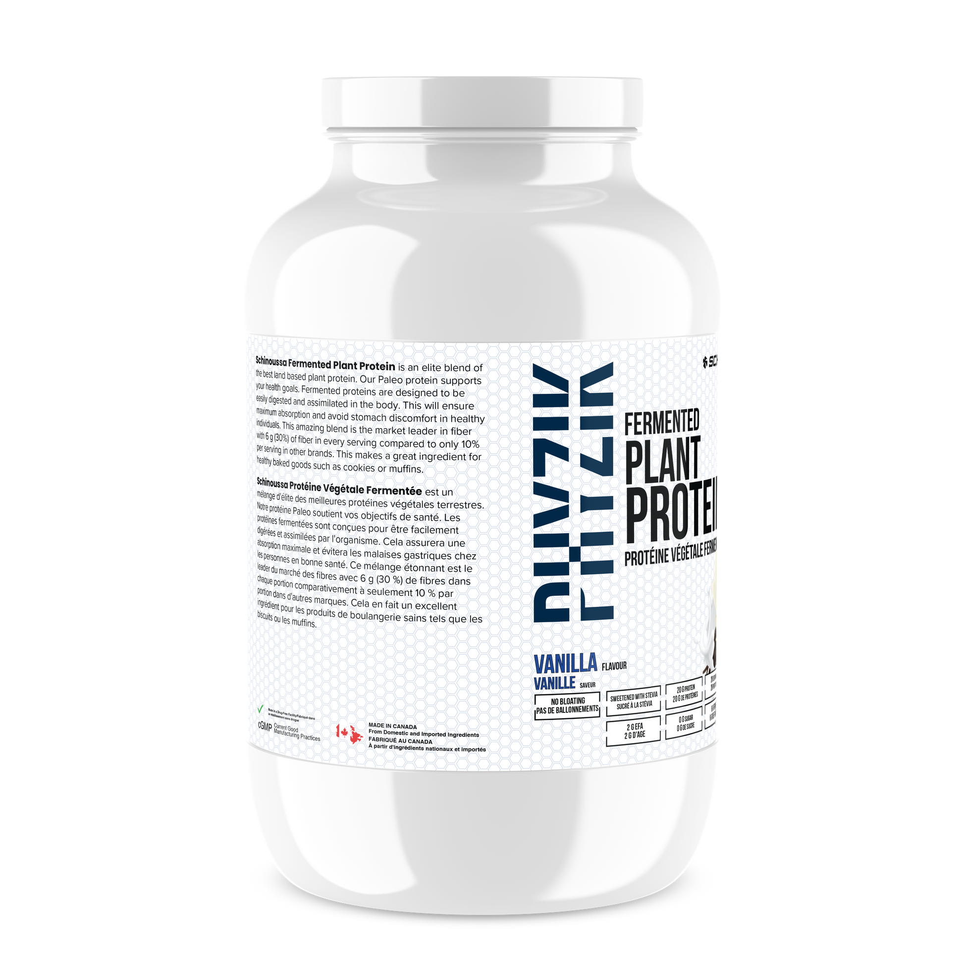 FERMENTED PLANT BASED PROTEIN VANILLA - Schinoussa Superfoods