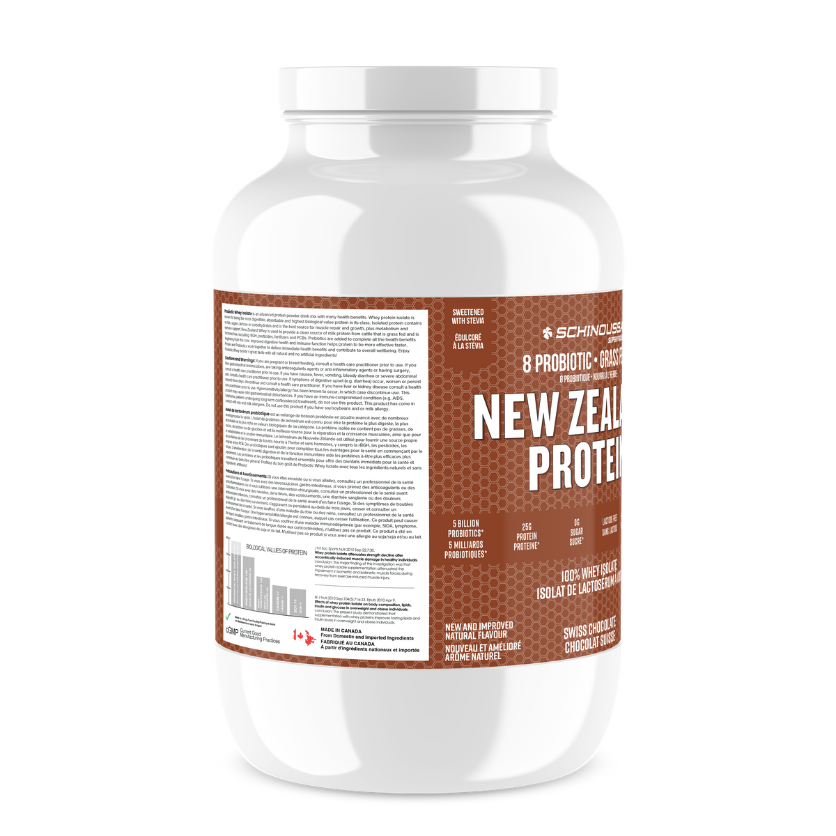 NEW ZEALAND PROBIOTIC WHEY ISOLATE CHOCOLATE PROTEIN POWDER