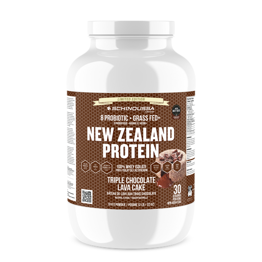 NEW ZEALAND TRIPLE CHOCOLATE LAVA CAKE WHEY PROTEIN - Schinoussa Superfoods