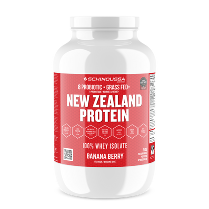 New Zealand PROBIOTIC WHEY ISO BANANA BERRY 2LBS