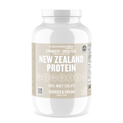 NEW ZEALAND PROBIOTIC WHEY ISO COOKIES & CREAM - Schinoussa Superfoods