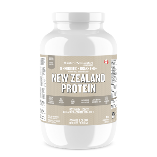 NEW ZEALAND PROBIOTIC WHEY ISOLATE COOKIES & CREAM PROTEIN POWDER