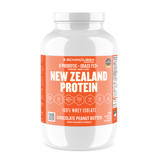 NEW ZEALAND PROBIOTIC WHEY ISO PEANUT BUTTER CHOCOLATE - Schinoussa Superfoods