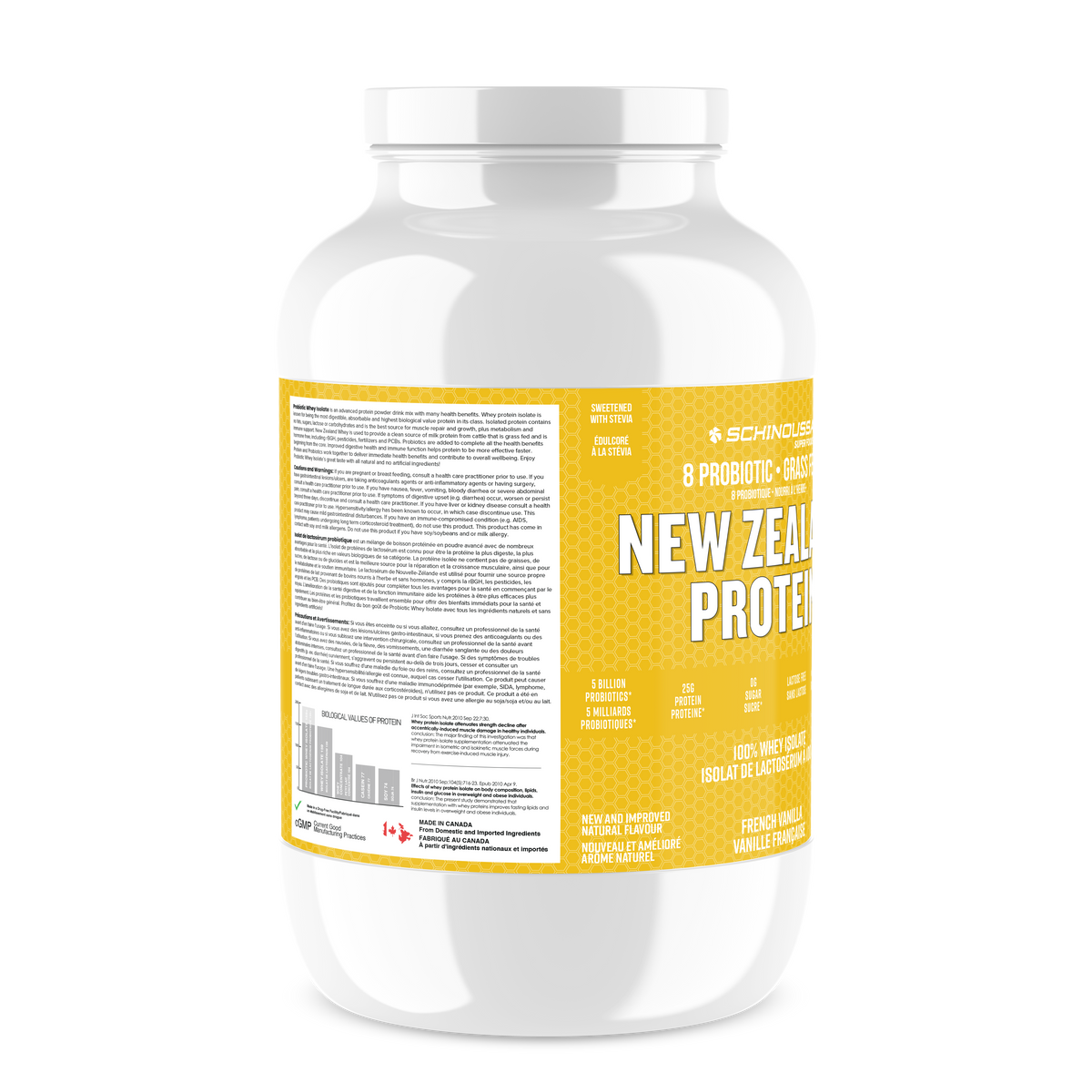 NEW ZEALAND VANILLA PROBIOTIC WHEY ISOLATE PROTEIN POWDER