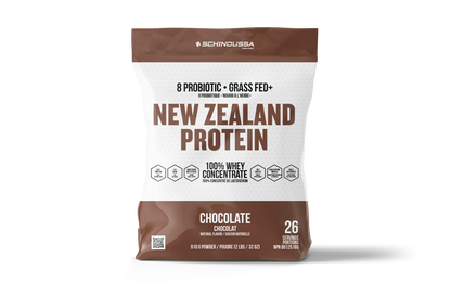 NEW ZEALAND PROBIOTIC CHOCOLATE WHEY CONCENTRATE PROTEIN POWDER