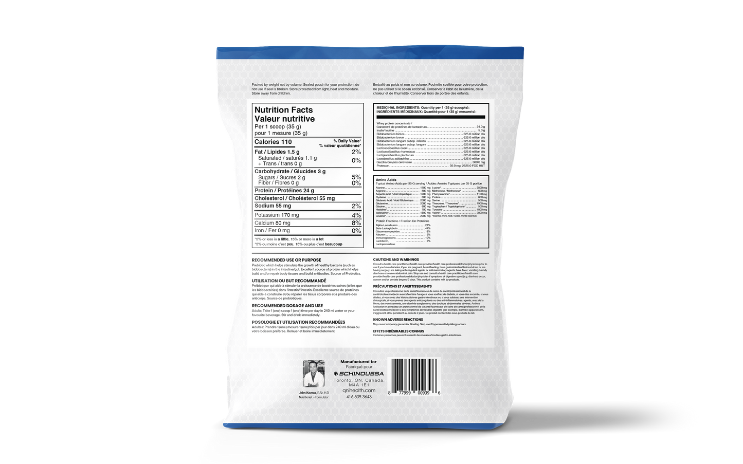 NEW ZEALAND PROBIOTIC NATURAL FLAVOUR WHEY CONCENTRATE PROTEIN POWDER