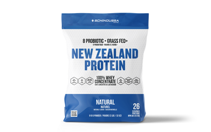 NEW ZEALAND PROBIOTIC NATURAL FLAVOUR WHEY CONCENTRATE PROTEIN POWDER