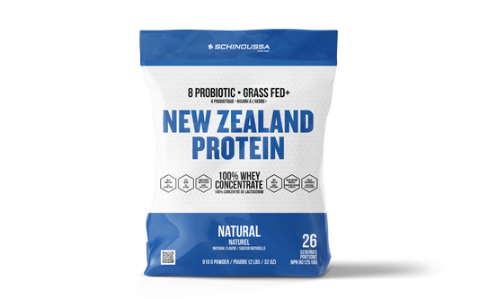 NEW ZEALAND PROBIOTIC NATURAL FLAVOUR WHEY CONCENTRATE PROTEIN POWDER