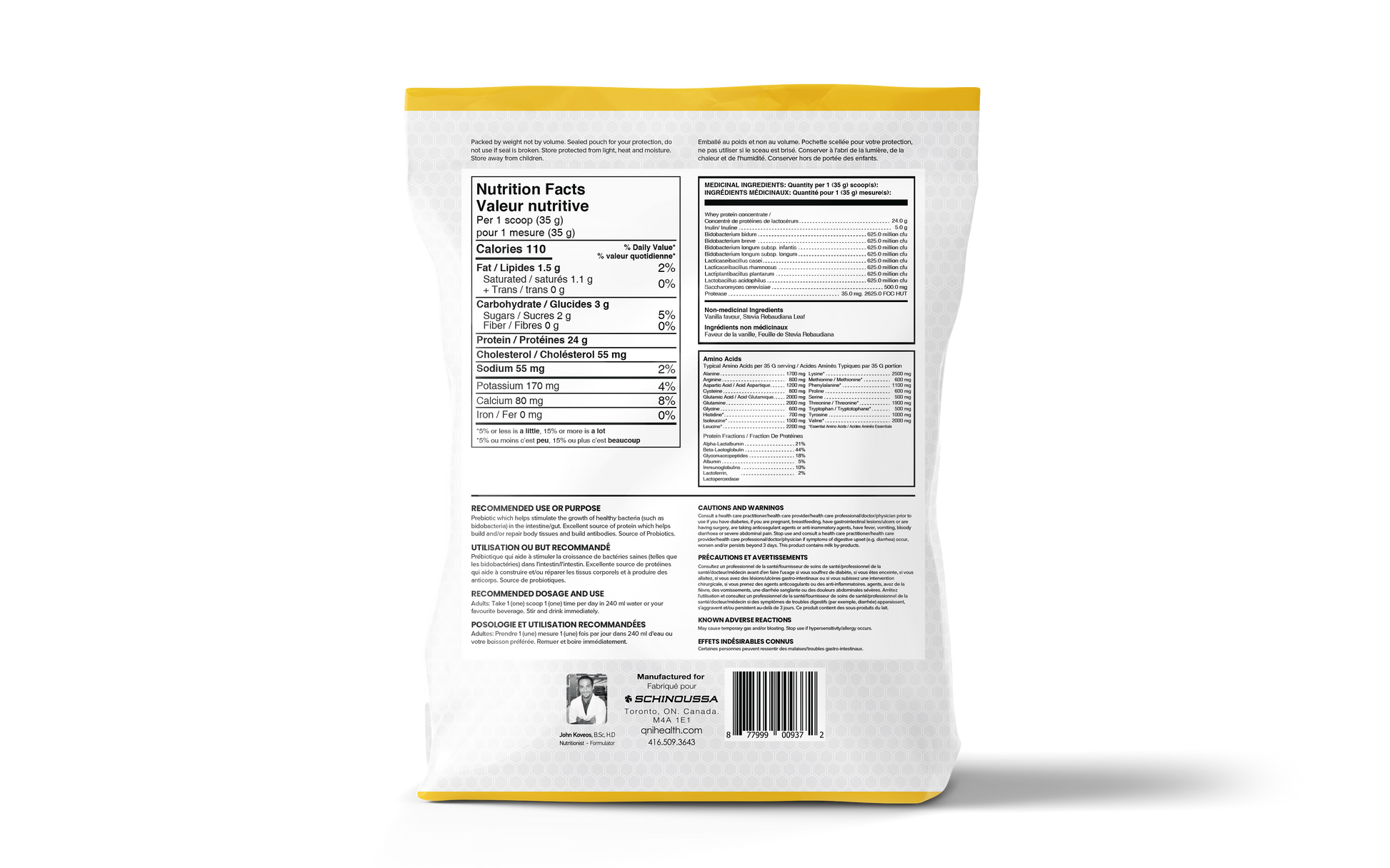 2lbs Whey Concentrate Vanilla