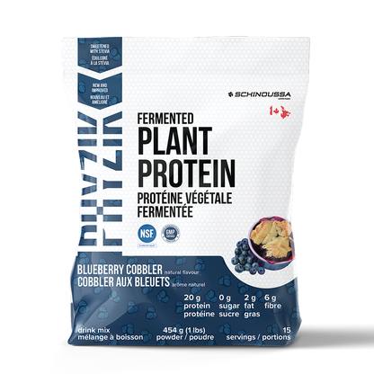 FERMENTED PLANT BASED PROTEIN BLUEBERRY COBBLER