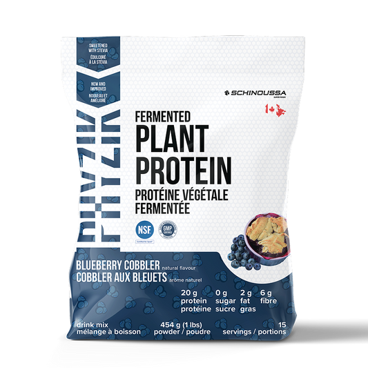 FERMENTED PLANT BASED PROTEIN BLUEBERRY COBBLER