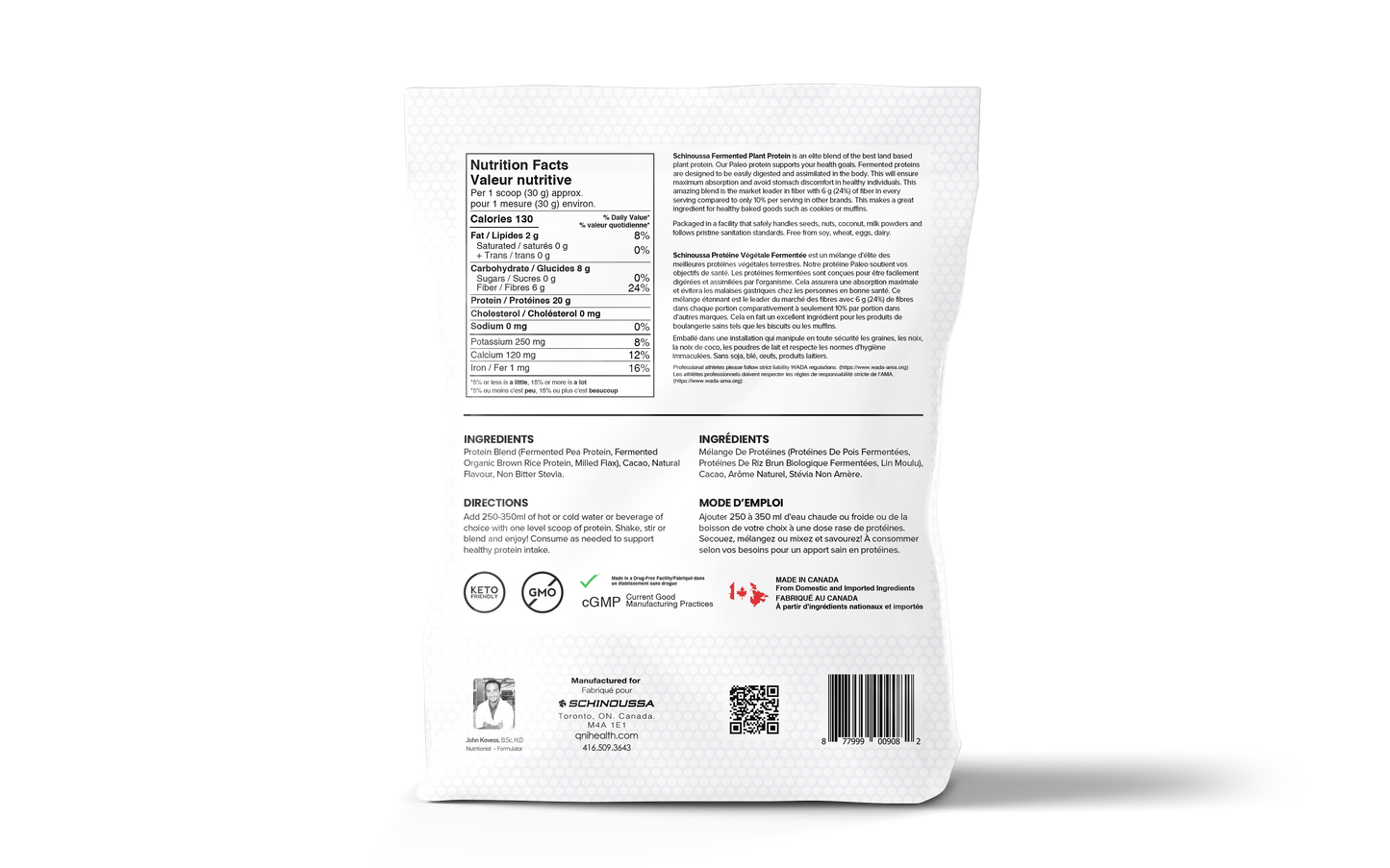 PLANT BASED RAW VEGAN PALEO PROTEIN CHOCOLATE