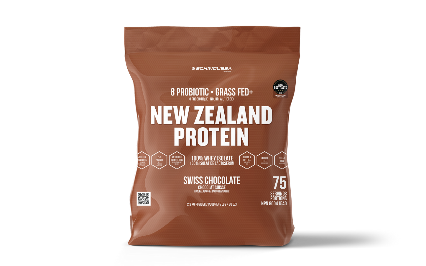 NEW ZEALAND PROBIOTIC WHEY ISOLATE CHOCOLATE - Schinoussa Superfoods