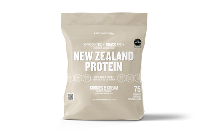 NEW ZEALAND PROBIOTIC WHEY ISO COOKIES & CREAM - Schinoussa Superfoods