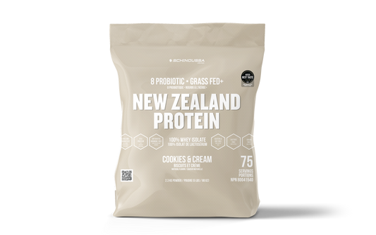 NEW ZEALAND PROBIOTIC WHEY ISO COOKIES & CREAM - Schinoussa Superfoods