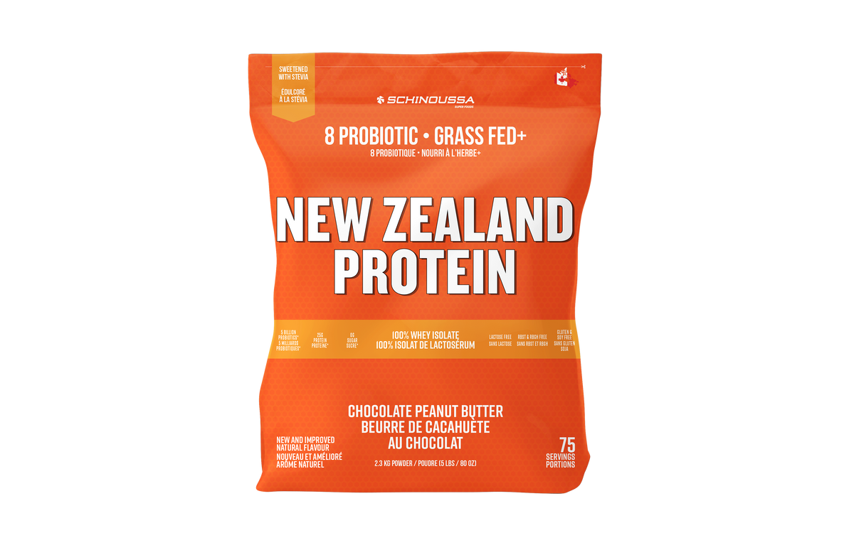 NEW ZEALAND PROBIOTIC WHEY ISOLATE PEANUT BUTTER CHOCOLATE PROTEIN POWDER