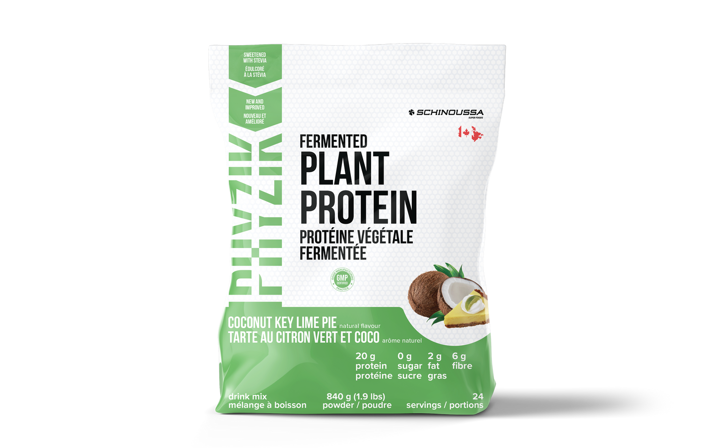 PLANT BASED RAW VEGAN PALEO PROTEIN COCONUT KEY LIME PIE