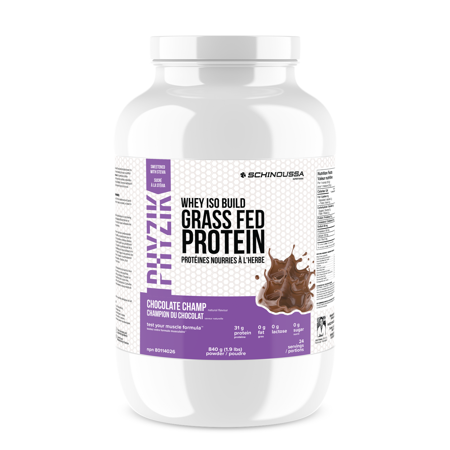 GRASS FED WHEY ISO BUILD CHOCOLATE CHAMP