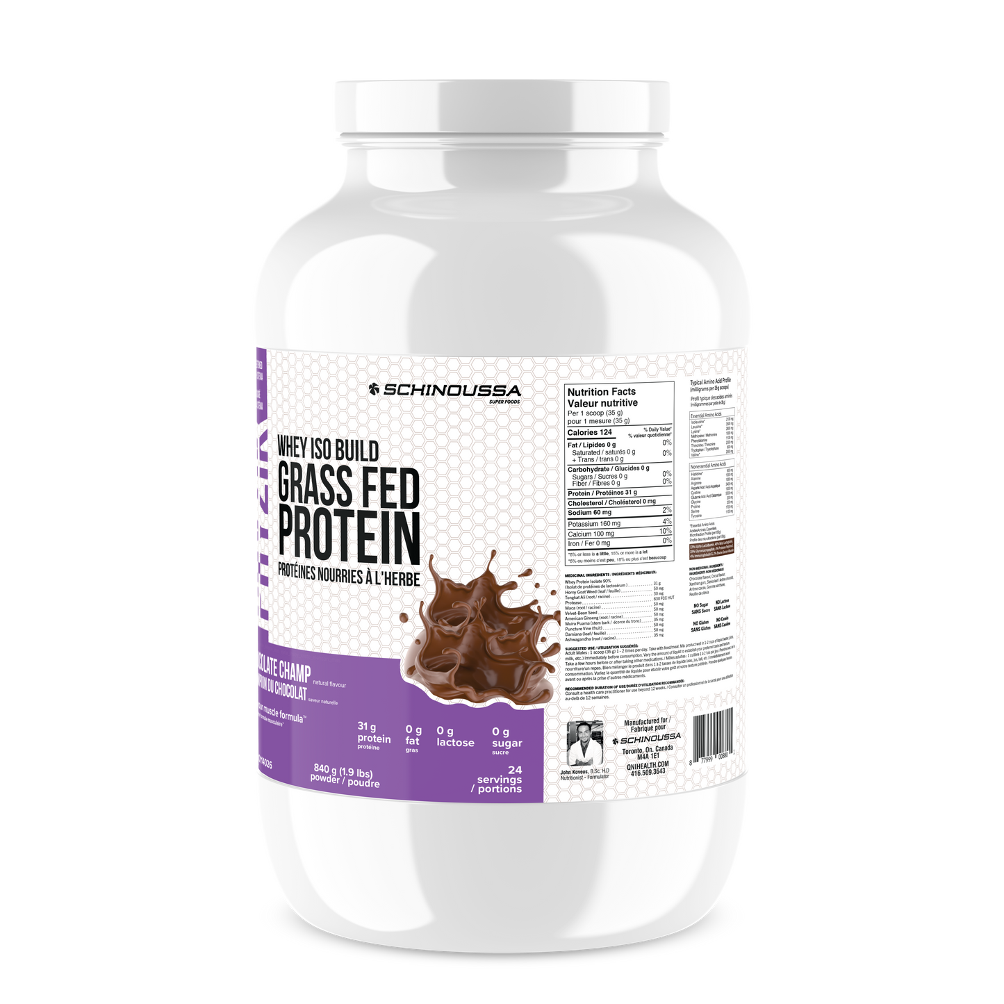 GRASS FED WHEY ISO BUILD CHOCOLATE CHAMP
