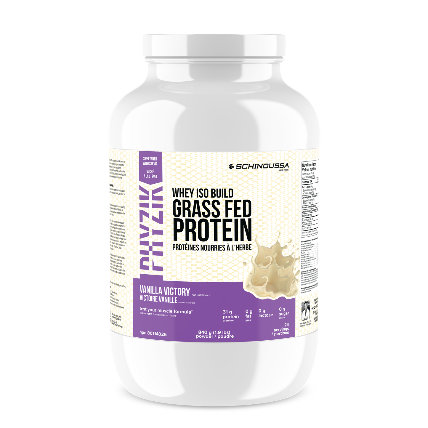 GRASS FED WHEY ISO BUILD VANILLA