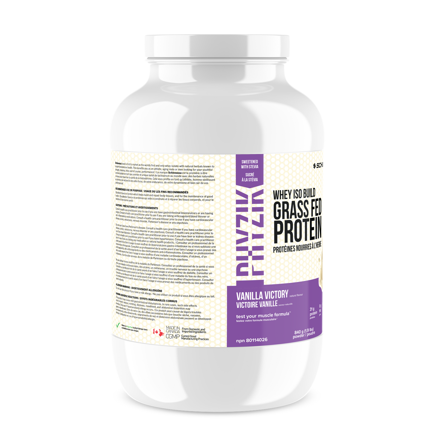 GRASS FED WHEY ISO BUILD VANILLA