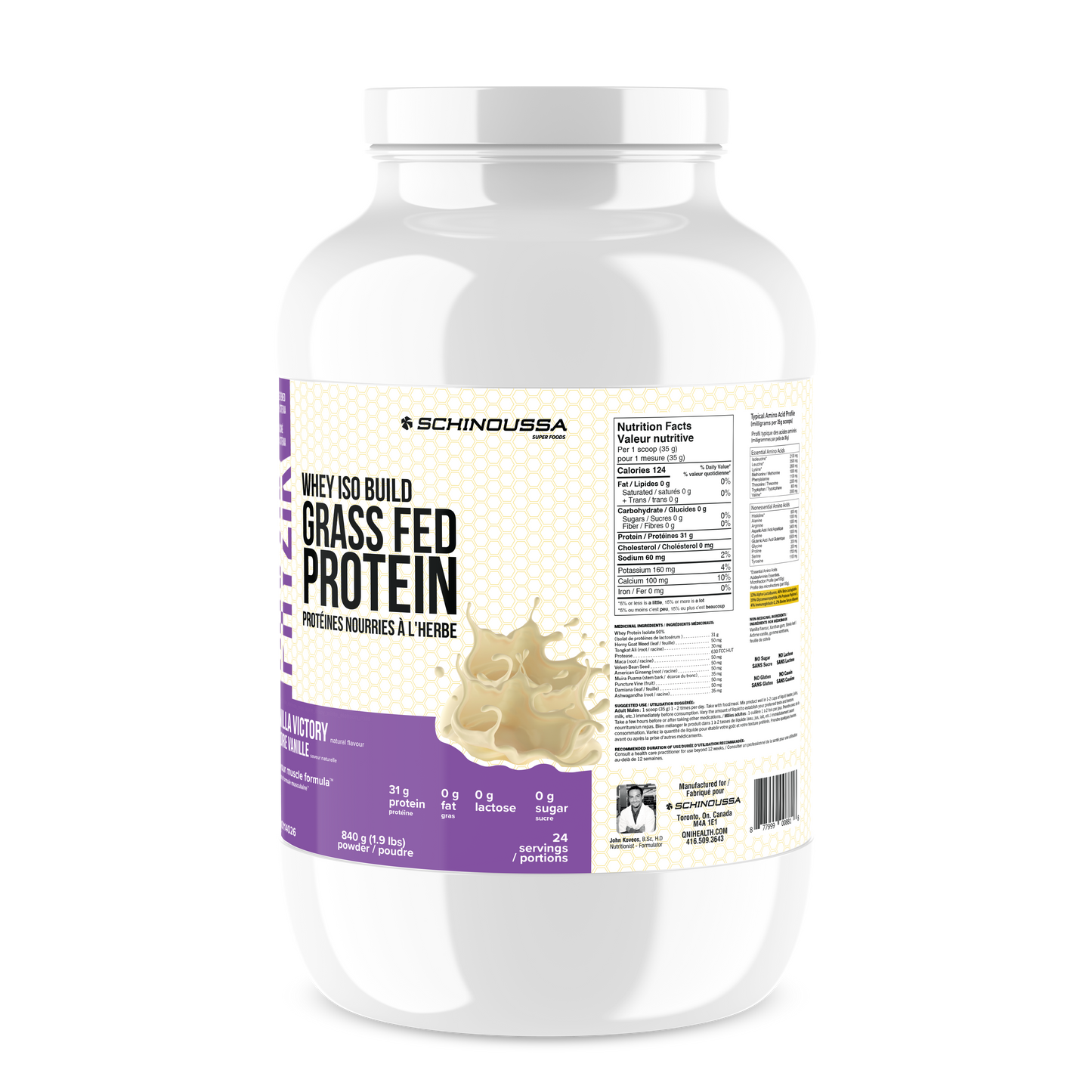 GRASS FED WHEY ISO BUILD VANILLA