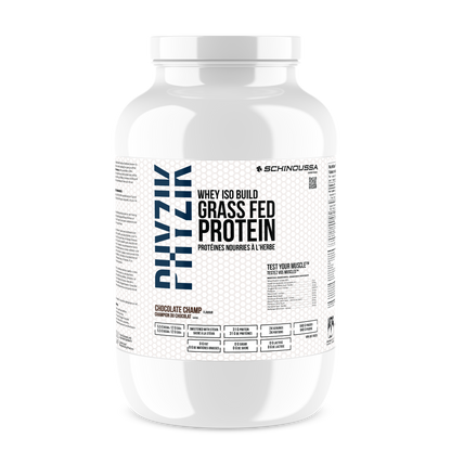 GRASS FED WHEY ISO BUILD CHOCOLATE - Schinoussa Superfoods