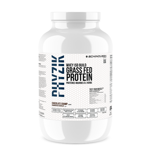 GRASS FED WHEY ISO BUILD CHOCOLATE - Schinoussa Superfoods