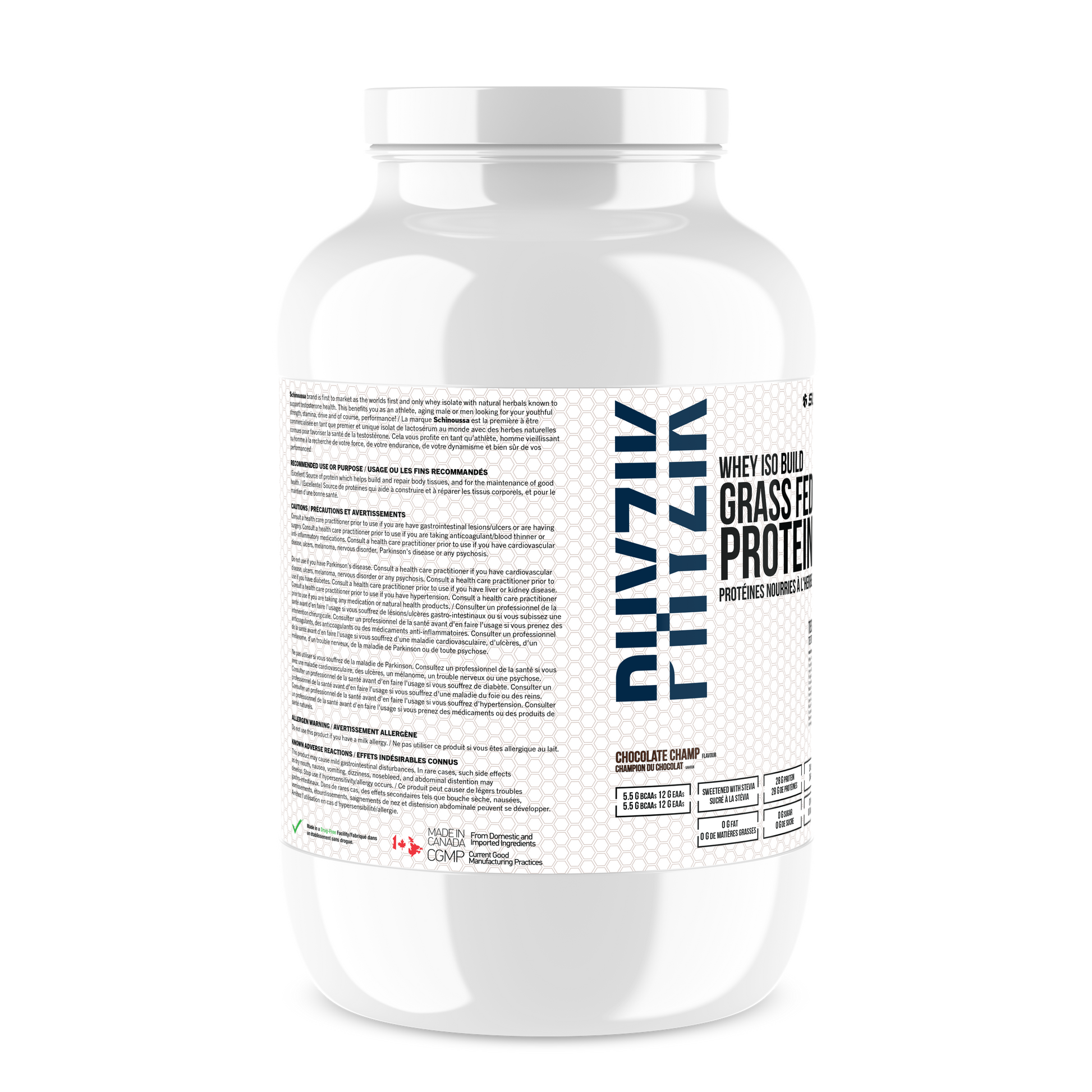 GRASS FED WHEY ISO BUILD CHOCOLATE - Schinoussa Superfoods