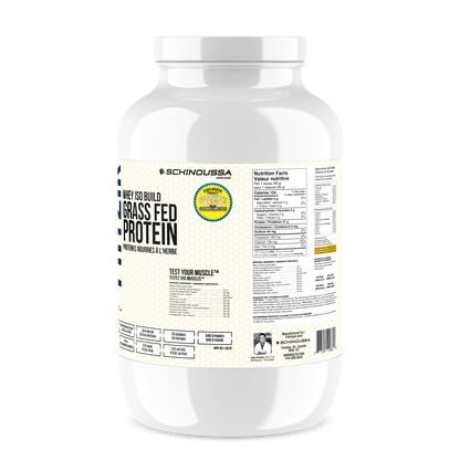 GRASS FED WHEY ISO BUILD VANILLA - Schinoussa Superfoods