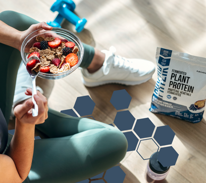 FERMENTED PLANT BASED PROTEIN BLUEBERRY COBBLER