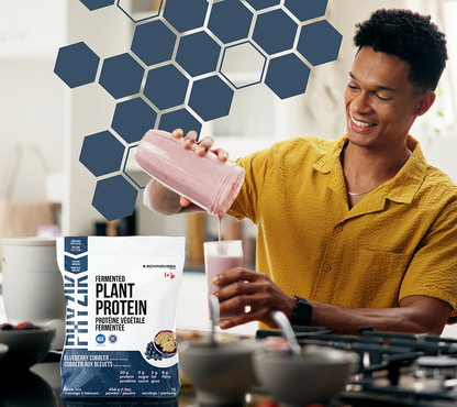 FERMENTED PLANT BASED PROTEIN BLUEBERRY COBBLER
