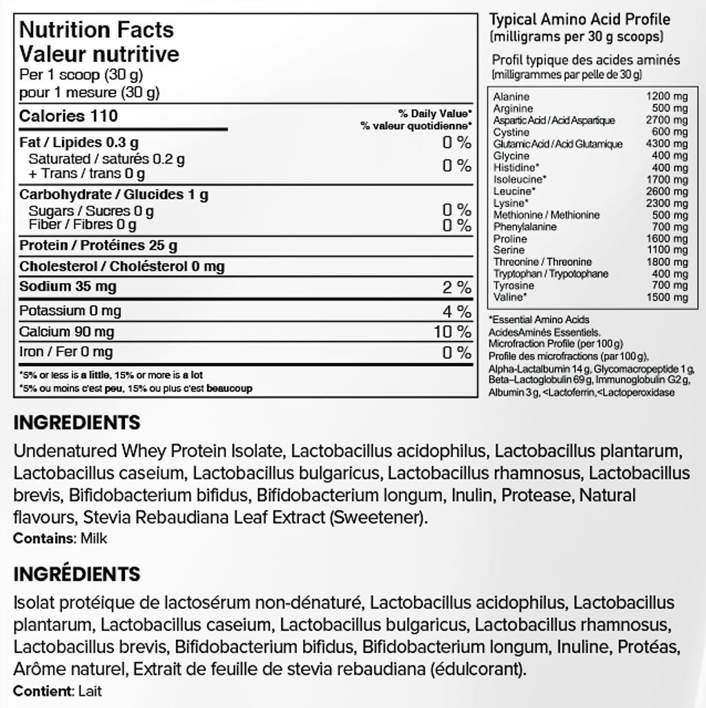 NEW ZEALAND PROBIOTIC WHEY ISOLATE COOKIES & CREAM PROTEIN POWDER