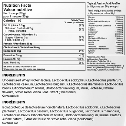 NEW ZEALAND PROBIOTIC WHEY ISOLATE COOKIES & CREAM PROTEIN POWDER